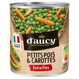 Petits pois extra fins et carottes Cultivé en France D'AUCY - 530g