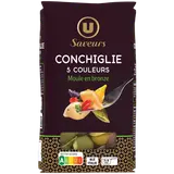 Pâtes Conchiglie 5 couleurs  sachet de 500g