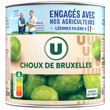 Choux de bruxelles - Boîte 265g