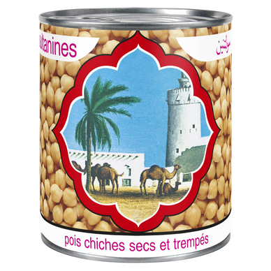 Pois chiches Sultanines - Boîte 530g Net egoutté