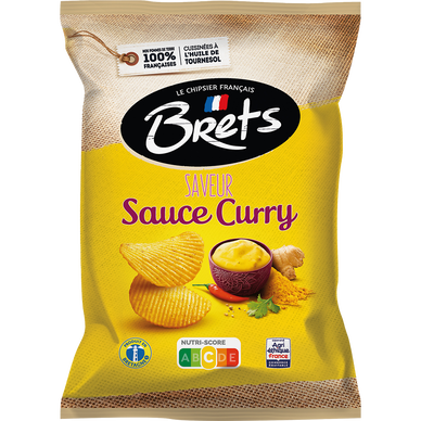 Chips Saveur Sauce Curry BRETS 125g