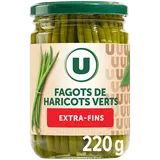 Haricots verts extra-fins en fagotins - Bocal de 220g net égoutté