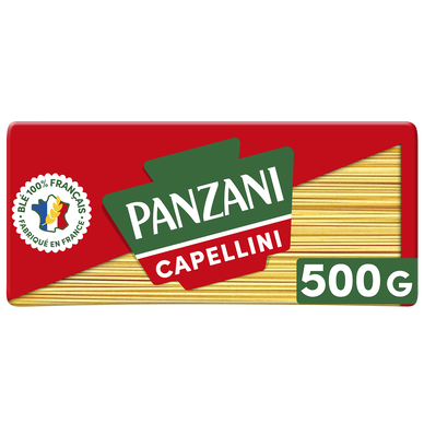 Pâtes CAPELLINI blé Français PANZANI - 500g