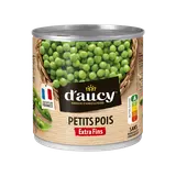 Petits pois extra-fins Cultivé en France D'AUCY - 280g