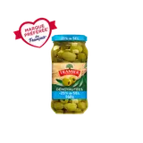 Olives Vertes Dénoyautées - 25% de sel TRAMIER - bocal 160g