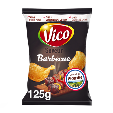 Chips classique barbecue VICO 125g