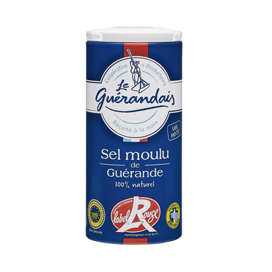 Sel fin moulu Label Rouge LE GUERANDAIS, boîte verseuse de 250g