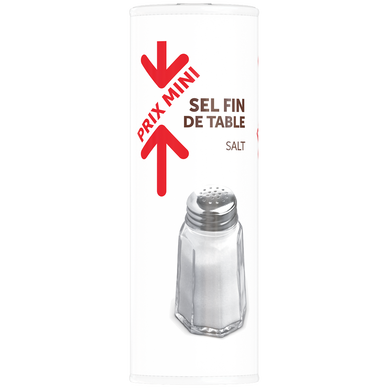 Sel fin de table PRIX MINI - boîte verseuse 750g