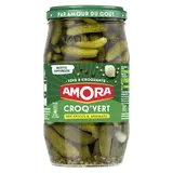Cornichons fins Croq'Vert AMORA, bocal de 540g