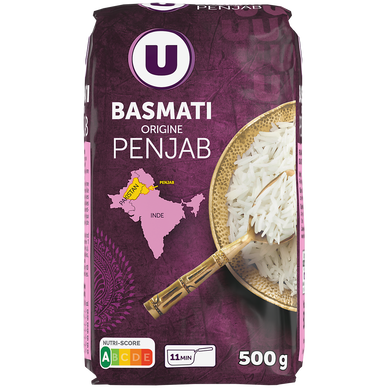 Riz basmati origine Penjab  500g