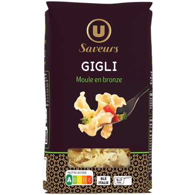 Pâtes gigli nature sachet 500g
