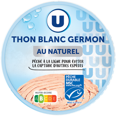 Thon blanc au naturel  boite de 112g