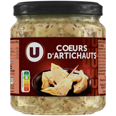 Artichauts en quartiers marinés à l'huile 280g