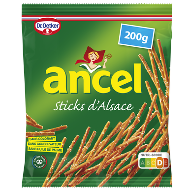 Sticks apéritif ANCEL, sachet 200g