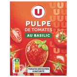 Pulpe de Tomates spécial mijotés au basilic  paquet de 390g