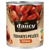 Tomates pelées chair ferme D'AUCY - Boîte de 476g net égoutté