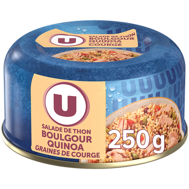 Salade de thon boulgour quinoa graines de courge U 250g