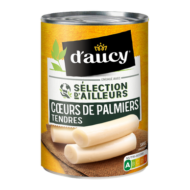 Coeurs de palmiers Sélection d'ailleurs D'AUCY - 220 g