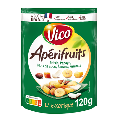 Mélange de graines et fruits APERIFRUITS Vert, 120g