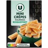 Biscuits apéritifs Mini crêpes fourrées au roquefort étui de 65g