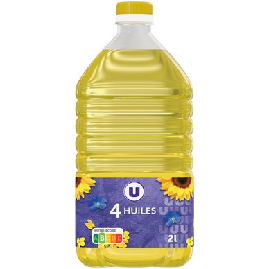 Huile Melange 4 Huiles, vitamine D, bidon de 2 litres