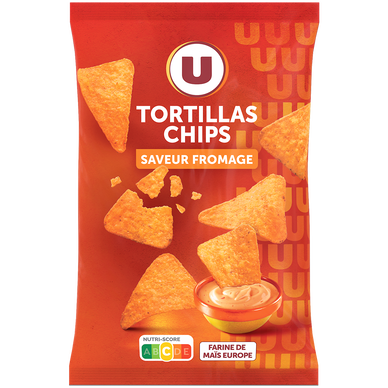 Tortillas chips saveur fromage U 150g