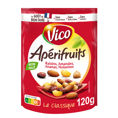 Mélange de graines et fruits APERIFRUITS rouge, 120g