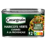 Haricots verts plats à la Provençale CASSEGRAIN - Boîte 375g