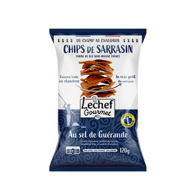 Chips sarrasin sel de Guérande TERRES DE BREIZH 120g