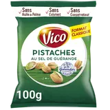Pistaches salées au sel de guérande VICO, sachet de 100G