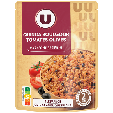 Quinoa boulgour tomates olives st micro-ondable 2' 250g
