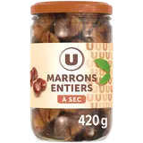 Marrons entiers à sec - bocal 420g