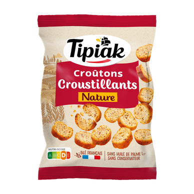Croûtons nature TIPIAK, sachet de 75g