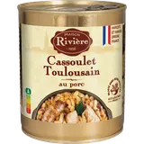 Cassoulet Toulousain au porc MAISON RIVIERE Boîte de 840g