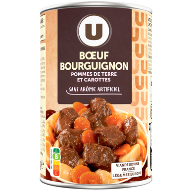 Boeuf bourguignon  boîte de 400g