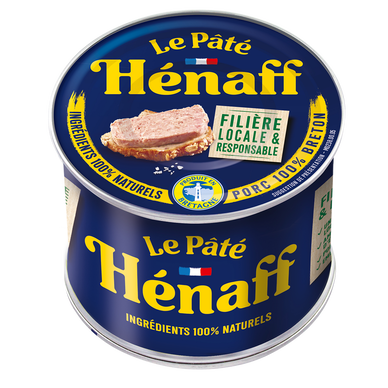 Pâté pur porc HENAFF, 390g