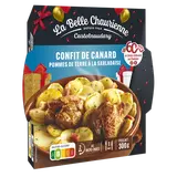 Confit de canard et pomme de terre sarladaises LA BELLE CHAURIENNE, barquette micro-ondable 300g