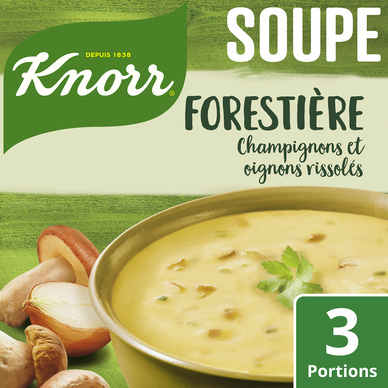 Soupe déshydratée Forestière Champignons & Oignons KNORR 3 portions 85g