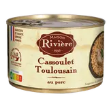 Cassoulet Toulousain au porc MAISON RIVIERE Boîte de 1/2 - 420g