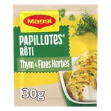 Assaisonnement papillottes de rôti au thym et fines herbes MAGGI, sachet de 30g