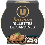 Rillettes de sardines au sel de Guérande U SAVEURS 125g