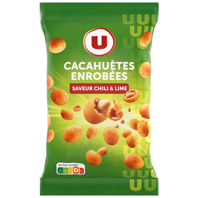 Cacahuètes enrobées chili lime - 150g
