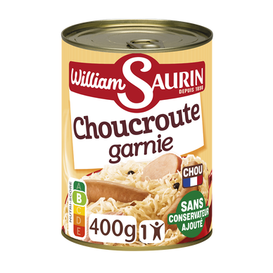 Choucroute Famille Gourmande WILLIAM SAURIN, 400g