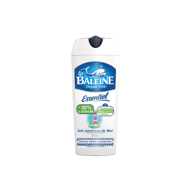 Sel fin essentiel 30% de sodium en moins LA BALEINE 125g