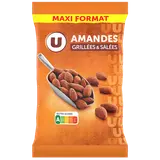 Amandes brunes grillées salées, 500g