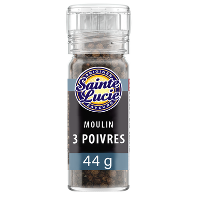 3 poivres SAINTE LUCIE,  44g