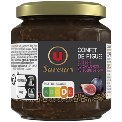 Confit de figues  bocal en verre de 115g
