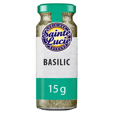Basilic feuilles coupées SAINTE LUCIE, 15g