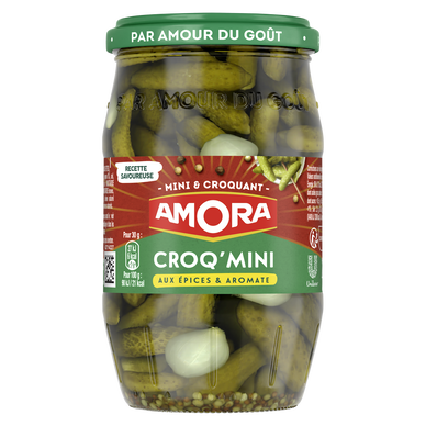 Mini cornichons AMORA 210g