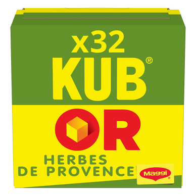 Bouillon cube herbes de Provence Kub Or MAGGI, boite de 32 cubes, 128g